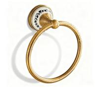 Towel Racks for Bathroom, NEWRAIN Antique Brass Towel Ring, Hand Towel Holder Heavy Duty Towel Hanger for Bath,Kitchen