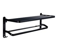 Towel Racks, Towel Rail Bathroom Towel Rack Wall Mounted Towel Holder,Bathroom Aluminum Foldable Bath Towel Holder,Wall Mounted Towel Rack Bath Towel Holder/Style 50Cm/a