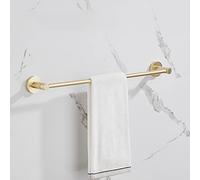 Towel Rail Bathroom Storage Towel Rack Brushed Gold Towel Bar Wall Mounted Brass Hand Towel Bar Bathroom Bathroom Storage Towel Rack Kitchen Dish Cloths Hanger Bathroom Hardware Pendant (Col