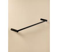 Towel rail Black Matte Installation with Screws Measures 40 x 6.5 x 5.1 cm Cosmic Black One Size