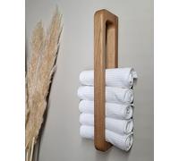 Towel Rail Made of Solid Oak Wood, Design, Easy and Stable Assembly (no gluing!), Made in Germany, Vertical, Horizontal, Scandi, Minimalist, Sustainable, Elegant, Bathroom, Bathroom, Guest Toilet