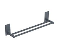 Towel Rail, No Drilling, Bathroom Towel Rail, Self-Adhesive Wall Mounting, Double Towel Rail Made of 304 Brushed Stainless Steel for Bathroom and Kitchen, Rust and Scratch-Resistant, 74.5cm