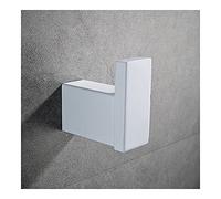 Towel Rail Rack White Robe Hook Towel Rail Bar Rack Shelf, Tissue Paper Holder, Bathroom Hardware Set, Toothbrush Holder Bathroom Accessories for Bathroom Kitchen (Color : Single T