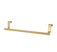Towel Rail Towel Rack Over Door Towel Bar Hanging Holder Stainless Steel Bathroom Kitchen Cabinet White Black Towel Rag Rack Shelf Hanger Towel Holder(Gold,S 23X6.2cm)