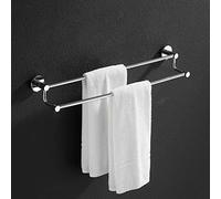 Towel Rails Light All Copper Towel Rack, Towel Bar, Toilet Towel Holder, Toilet Double-Bar Towel Wall Hanging Rack Towel Racks/Electroplating 60Cm
