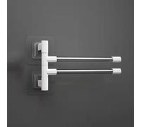 Towel Rails, n/a Bathroom Towel Rack Rotatable Towel Holder Space Aluminum 2/3/4/5-Bar Towel Hanger Kitchen Shelf Paper Hanging Wall Mounted (Size : 2) () Household faucets