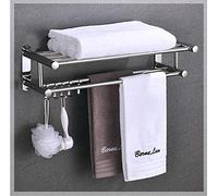 Towel Rails Towel Rack,Double Towel Rail,Bathroom Towel Shelf,Stainless Steel Towel Shelf,Wall Mounted Hand Towel Holder,For Bathroom Kitchen/A40Cm Towel Racks/B40Cm The New