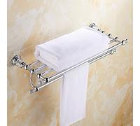 Towel Rails Towel Racks,Bathroom Towel Rack Wall Mounted Towel Holder,Brass and Bathroom Towel Rack,Towel Holder,Home Bathroom Storage Rack Rail Shelf/Gold/a (Gold a)