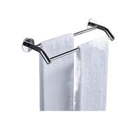Towel Rails, Towel Rail Towel Bar 304 Stainless Steel Towel Rack Bathroom Wall Mounted Towel Rails, Waterproof Double Bar Towel Holder Bar Towel Rack (Size : 50cm) () Household faucets