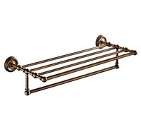 Towel Rails, Towel Rail Towel Bar European Brass Towel Rack Wall Mounted Towel Rail Antique Brushed Double Towel Bar For Bathroom Kitchen Towel Rack Household faucets
