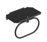 Towel Ring, Kitchen Storage, Heavy Duty Bath Accessories, No Drilling Wall Mounted Towel Hanger with Shelf, Ideal for Bathroom, Kitchenette, 8.82x5.24 Inches