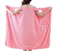 Towel Robe For Women After Shower - Bath Body Wrap Robe Absorbent, Quick Dry Bathrobe Coral Fleece Lightweight, Absorbent Bathing Skirt For Sauna Spa Shower, Bath Towels, Home, Swimming