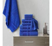 Towel Set 100% Egyptian Cotton Bath Towel Ultra Soft, Thick & Absorbent 500 GSM Luxury Towels for Bathroom, Spa & Gym Quick Dry, Durable, Machine Washable in 8 Colors 70 x 130 cm (2, Royal Blue)
