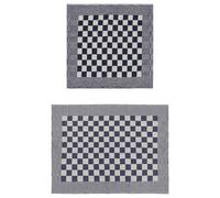 Towel Set Kitchen Dish Cloth Tea Towel Dish Towels Blue and Cotton vidaXL