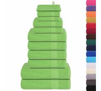 Towel Set Washroom Tea Towel Hand Towel Wash Towel 360 gsm 100% Cotton vidaXL