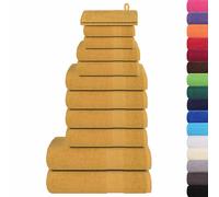 Towel Set Washroom Tea Towel Hand Towel Wash Towel 360 gsm 100% Cotton vidaXL