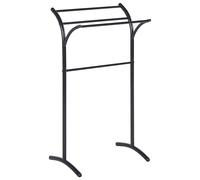 Beliani Towel Stand Yopal Metal Black