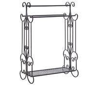 Towel Stand GLADIS Metal Black