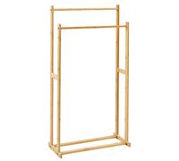 Beliani Towel Stand Hoboken Bamboo Wood Light Brown