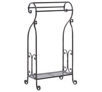 Towel Stand LINARES Metal Black