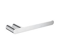 Towel Storage Rail Modern Bathroom Accessories Chrome Finish Toilet Paper Rack Towel Bar Shelf Glass Holder Wall Mount Hook Bathroom Hardware Set for Kitchen Bathroom (Color : Towe KeYJ
