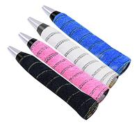 Toweling Racket Overgrip, Super Absorbent Cotton Towel, Skid Resist Absorb Sweat Grip Tape, Handles Protection for Tennis Badminton Racquetball Squash Baseball