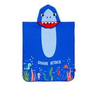Towelling Poncho For Kids - Kids Poncho - Shark