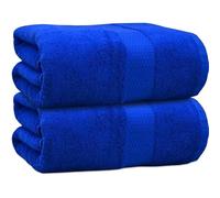 Towelogy 2-Piece Bath Towel Set - 100% Combed Cotton Ultra Soft, Quick-Dry, Highly Absorbent | Hotel & Spa Quality (Navy, Bath Towels (70x125cm))
