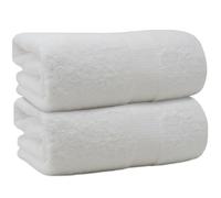 Towelogy 2-Piece Bath Towel Set - 100% Combed Cotton Ultra Soft, Quick-Dry, Highly Absorbent | Hotel & Spa Quality (Snowy, Bath Sheets (90x140cm))