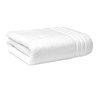Towelogy® Commercial Bath Sheets White (100x150cm) 100% Egyptian Cotton Large Bath Towels for Hospitality Use Gym Salon Spa & Hotels Bathroom (Dove White, 1)