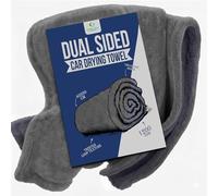 Towelogy® Double Sided Car Drying Towel XL Microfibre Twisted Loop Extra Large Thick 1200GSM Fast & Streak Free Detailing Drying Towel For Cars (Grey)