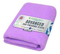 Towelogy® G53 Advanced Microfibre Car Finishing & Polishing Cloth Ultra Soft For Painted Exteriors (1, Lilac)
