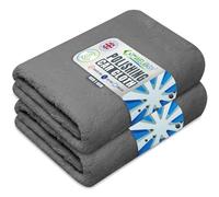 Towelogy® G76 Premium Car Polishing Cloth Lint Free & Ultra Soft For Professional Buffing To Enhance Gloss 40x40cm (Grey)