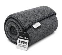 Towelogy® Giant Car Drying Towel 100x60cm - Extra Large Microfibre Cloth, Super Absorbent XXL Auto Detailing Towel For Professional Spot Free Finish (XX-Large)