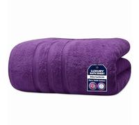 Towelogy® Luxury Bath Sheets - Extra Large 140x90cm Bath Towels for Adults | Quick-Dry, Hotel-Quality Comfort (1, Plum)