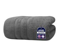 Towelogy® Luxury Bath Sheets - Extra Large 140x90cm Bath Towels for Adults | Quick-Dry, Hotel-Quality Comfort (1, Charcoal)