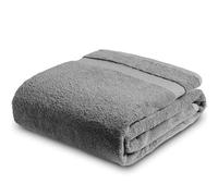 Towelogy Luxury Extra Large Bath Towels 90x140cm | 100% Egyptian Cotton Ring Spun Soft and Absorbent Hotel Quality Spa Bath Sheet (Grey Charcoal, 1)