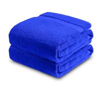 Towelogy Luxury Extra Large Bath Towels 90x140cm | 100% Egyptian Cotton Ring Spun Soft and Absorbent Hotel Quality Spa Bath Sheet (Navy Blue, 2)