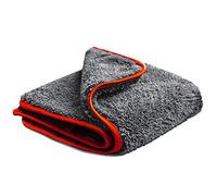 Towelogy® Microfibre Car Cloths 1200GSM High Density Dual Power Auto Detailing Towels 40x40cm (Grey, Pack Of 1)