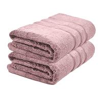 Towelogy® Premium Bath Towels 100% Egyptian Cotton Zero Twist Super Soft & Highly Absorbent Bathroom Towel Tear Resistant Strength 70 x 120cm | OEKO-TEX CERTIFIED & Eco-friendly (Blush Pink, 2)
