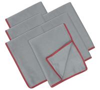 Towelogy® Premium Glass Cleaning Cloths Large Microfibre Lint Free Magic Polishing Cloths for Windows, Glasses, Car and Glass Cleaner for Streak Free Results (6 Pack)