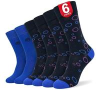 Towelogy Premium Mens Bamboo Socks 3 Pack Moisture Wicking & Anti-Odour Dress Socks 78% Natural Bamboo Silky Soft Fits Size 7-11 | Made In Turkey (Royal 01)