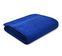 Towelogy® Premium Oversized Bath Sheets (100x180cm) 100% Egyptian Combed Cotton Quick Dry & Absorbent Extra Large Jumbo Bath Towels Hotel Quality (Royal Blue, 1)