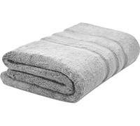 Towelogy® Premium Quick Dry Bath Sheets Oeko-Tex Certified Ecofriendly 100% Cotton Zero Twist Large Bath Towels Highly Absorbent Fade & Tear Resistant 90cmx140cm (Silver Grey, 1)