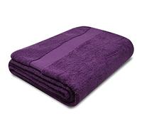 Towelogy® Quick Dry Large Bath Towels Set Egyptian Cotton Ring Spun Premium Hotel Quality Super Absorbent Bathroom Towel 70x125cm (Purple Aubergine, 1)