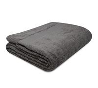 Towelogy® Super Soft Luxurious Bath Sheets Extra Large 100% Egyptian Cotton Bathroom Shower Towel Super Absorbent Hotel Quality Fade Resistant 90x140cm | Machine Washable (Charcoal Grey, 1)