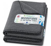 Towelogy® XL Car Drying Towel 40x65cm - Extra Large Microfibre Cloth, Super Absorbent Large Auto Detailing Towel For Professional Spot Free Finish (2 Pack)