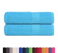 vidaXL Shower Towels "FROGN" 2 pcs Turquoise 70x140 cm 360 gsm