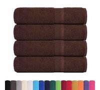 (brown, 100 x 150 cm/ 4 pcs) vidaXL Towels Kitchen Tea Towel Dish Towel Wash Towel 360 gsm 100% Cotton