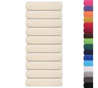 vidaXL Bath Towels 10 pcs Cream 100x150 cm 360 gsm 100% Cotton towel